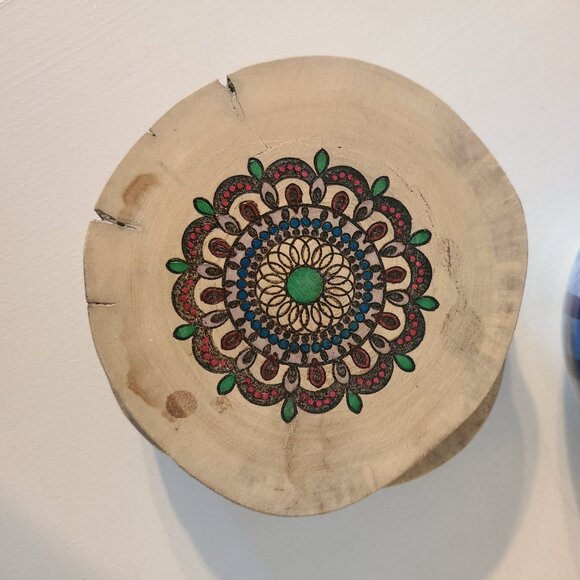 Wooden coasters (set of 4) - Picture 1 of 3